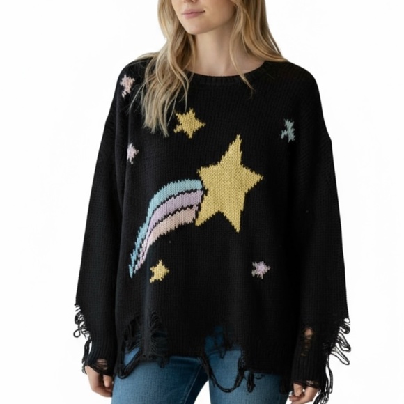 VTG Wildfox  "Shooting Star" Sweater - Picture 1 of 8